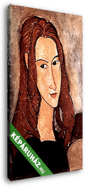 Jeanne Hebuterne portréja, profilból - vászonkép 3D látványterv