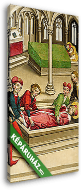 Szent Vencel temetése - vászonkép 3D látványterv