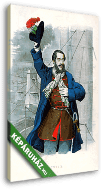 Kossuth Lajos - vászonkép 3D látványterv