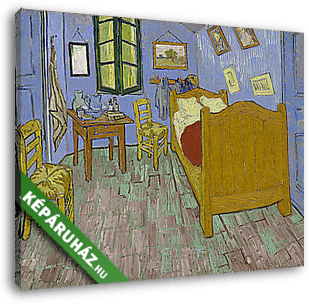 Van Gogh hálószobája Arles-ban - verzió 3. - 2. színváltozat - vászonkép 3D látványterv
