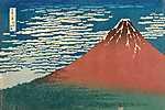 A vörös Fuji vászonkép, poszter vagy falikép