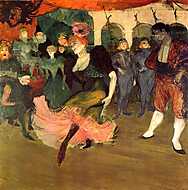 Marcelle Lender bolerót táncol a Chilpéric-ben vászonkép, poszter vagy falikép
