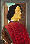 Giuliano Medici portréja vászonkép, poszter vagy falikép