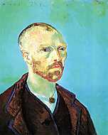 Van Gogh önarckép Gauguinnak dedikálva vászonkép, poszter vagy falikép