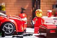 LEGO Racer - Ferrari garázs vászonkép, poszter vagy falikép