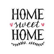 Otthon édes otthon - Home sweet home vászonkép, poszter vagy falikép