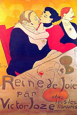 Reine de Joie (bögre) - vászonkép, falikép otthonra és irodába
