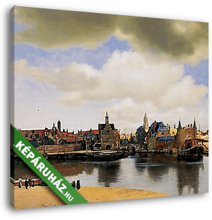 Delft látképe - vászonkép 3D látványterv