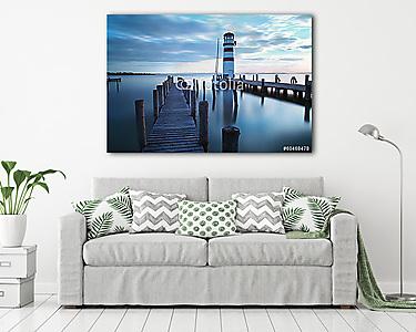 Az óceán, a tengeri kikötő - világítótorony (vászonkép) - vászonkép, falikép otthonra és irodába