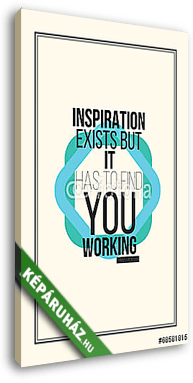 Inspiráció motivációs plakát - vászonkép 3D látványterv
