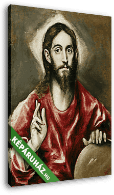 A Megváltó Krisztus - vászonkép 3D látványterv