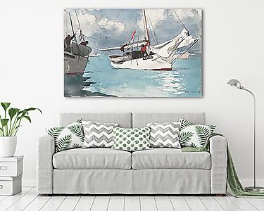 Halászcsónak Key West-nél (vászonkép) - vászonkép, falikép otthonra és irodába