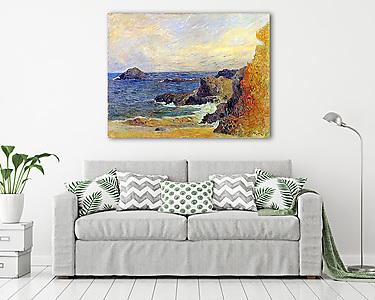 Sziklás tengerpart (vászonkép) - vászonkép, falikép otthonra és irodába