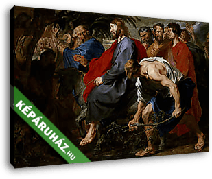 Krisztus bevonulása Jeruzsálembe - vászonkép 3D látványterv