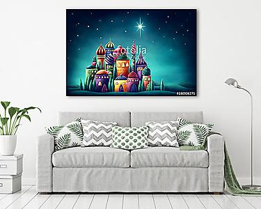 Betlehemi csillag (vászonkép) - vászonkép, falikép otthonra és irodába