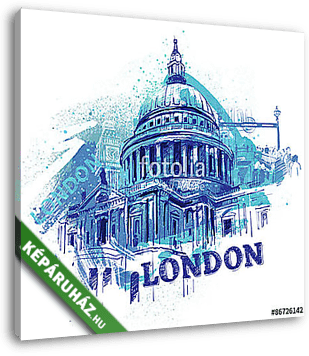 London - vászonkép 3D látványterv