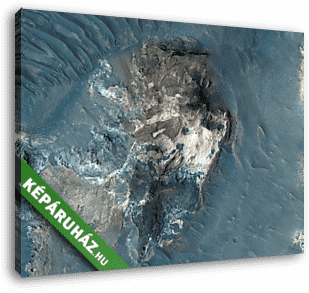 Aureum Chaos, Margaritifer Terra régió, MARS (színezett) - vászonkép 3D látványterv