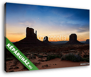 Monument Valley - vászonkép 3D látványterv