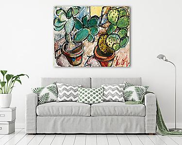 Kaktusz (vászonkép) - vászonkép, falikép otthonra és irodába
