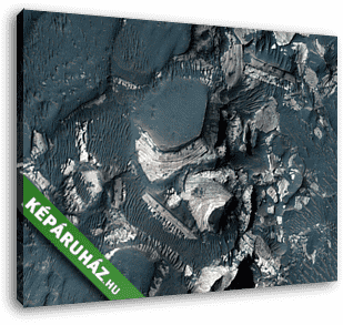 Holden Crater, MARS (színezett) - vászonkép 3D látványterv