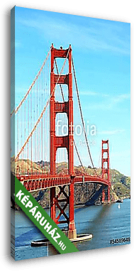 Golden Gate híd, San Francisco, USA - vászonkép 3D látványterv