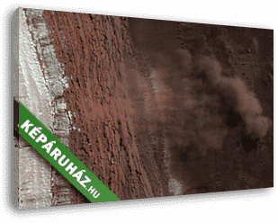 Akció közben: Porlavinák a MARS északi pólusánál - vászonkép 3D látványterv