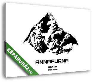 A Mt. Annapurna - vászonkép 3D látványterv