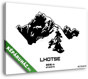 A Mt. Lhotse - vászonkép 3D látványterv