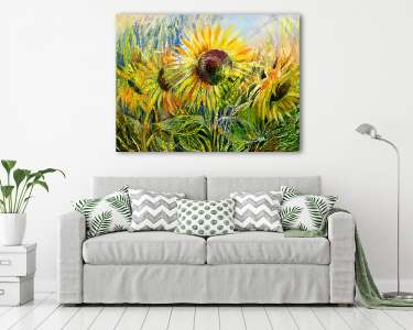 Sunflowers (vászonkép) - vászonkép, falikép otthonra és irodába