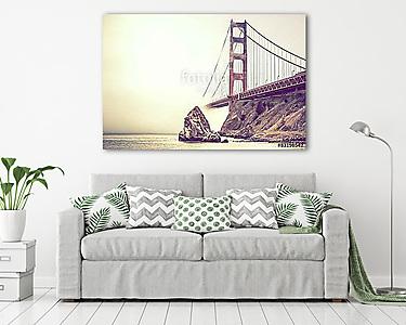 Golden Gate in Fog (vászonkép) - vászonkép, falikép otthonra és irodába