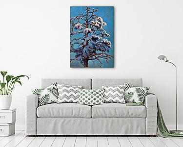 Havas fenyőfa (vászonkép) - vászonkép, falikép otthonra és irodába