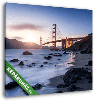 Golden Gate híd San Francisco Kalifornienben - vászonkép 3D látványterv