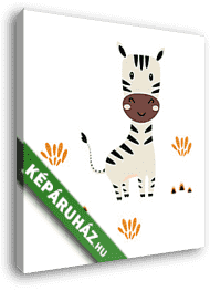 Páros képek - Zebra - vászonkép 3D látványterv