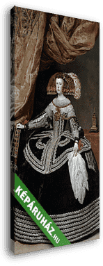 Habsburg Mária Anna spanyol királyné portréja - vászonkép 3D látványterv