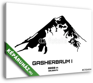 A Mt. Gasherbrum I - vászonkép 3D látványterv