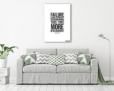 Egyszerű klasszikus motivációs poszter az üzleti életben (vászonkép) - vászonkép, falikép otthonra és irodába