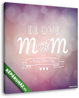 Boldog anya napja - vászonkép 3D látványterv