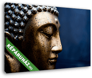 Bronz Buddha szobor - vászonkép 3D látványterv