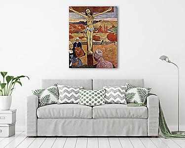 Sárga Krisztus (vászonkép) - vászonkép, falikép otthonra és irodába