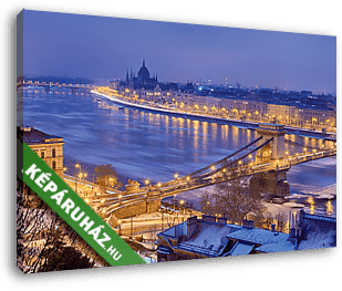 Budapest télen - vászonkép 3D látványterv