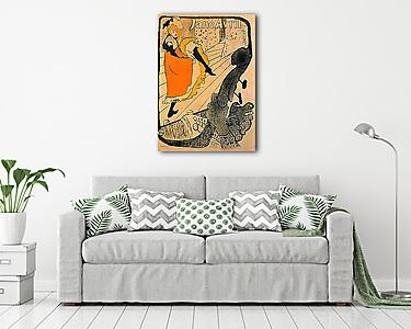 Jane Avril kán-kánt táncol (vászonkép) - vászonkép, falikép otthonra és irodába