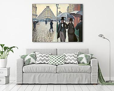Párizsi utca esős időben (vászonkép) - vászonkép, falikép otthonra és irodába