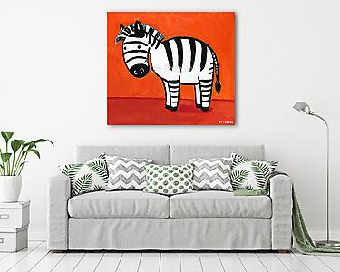Zebra (vászonkép) - vászonkép, falikép otthonra és irodába