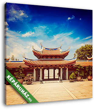 Lian Shan Shuang Lin kolostor kapui - vászonkép 3D látványterv