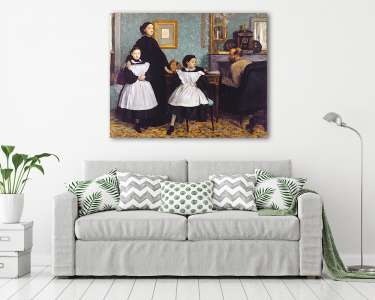 A Bellelli család portréja (színverzió 1) (vászonkép) - vászonkép, falikép otthonra és irodába
