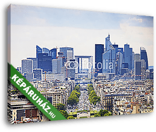 Védelmi üzletág, Grande Armee avenue. Párizs, Franciaország - vászonkép 3D látványterv