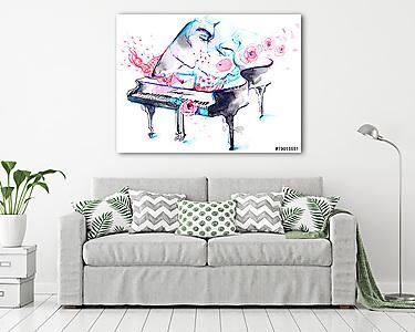 Zene (vászonkép) - vászonkép, falikép otthonra és irodába