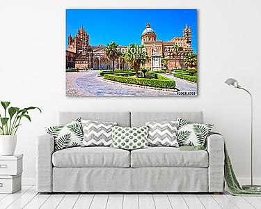 Palermo székesegyház, Szicília, Olaszország (vászonkép) - vászonkép, falikép otthonra és irodába