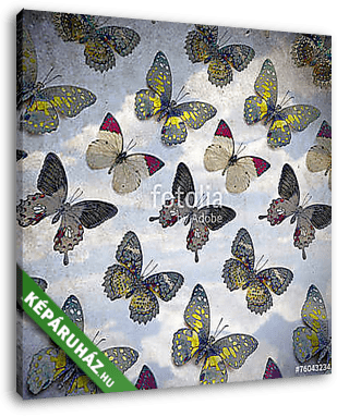 butterflys - vászonkép 3D látványterv