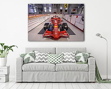 Ferrari versenyautó (vászonkép) - vászonkép, falikép otthonra és irodába
